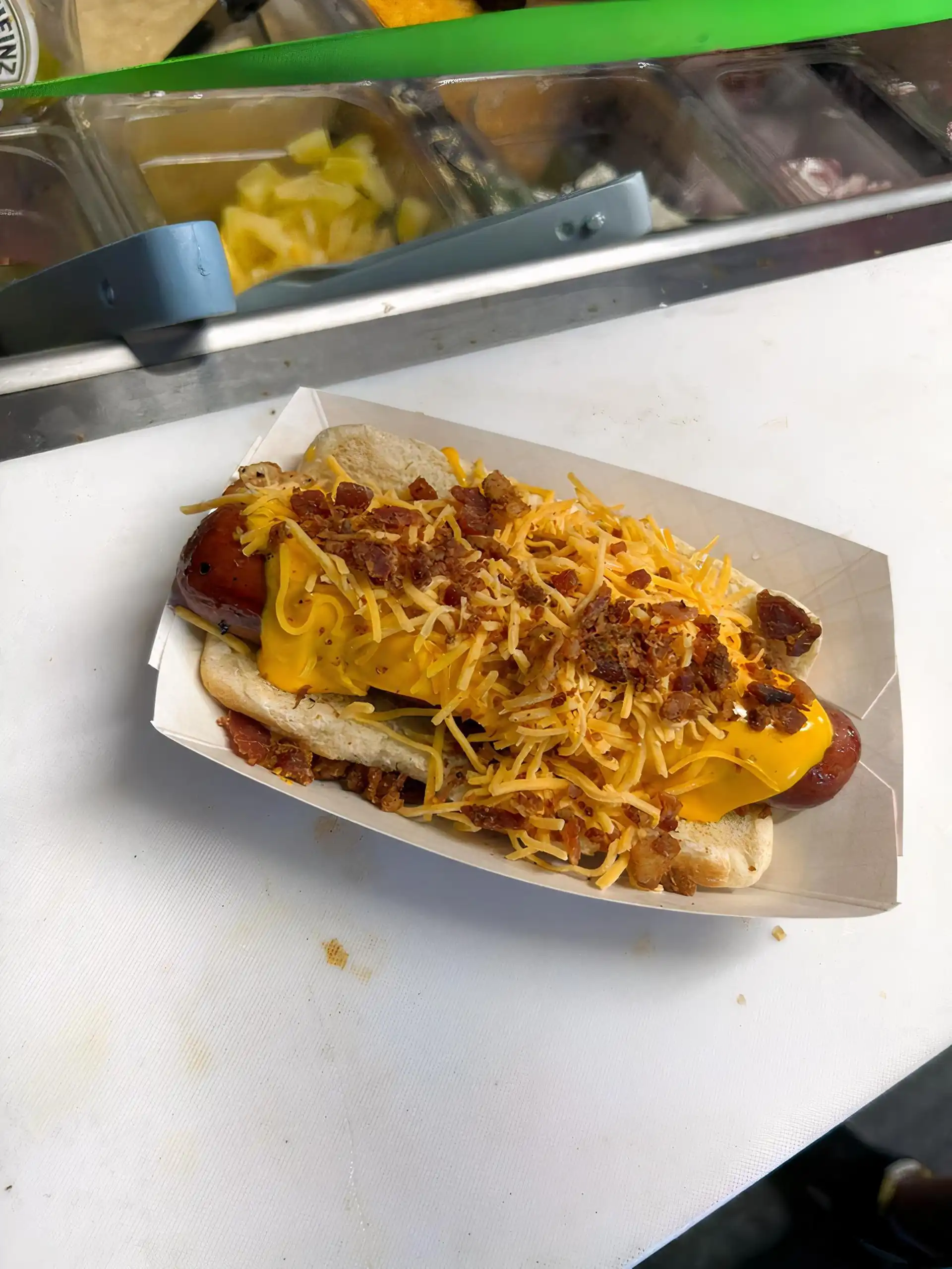 Bacon Cheese Wien - Hot dog with bacon and cheese