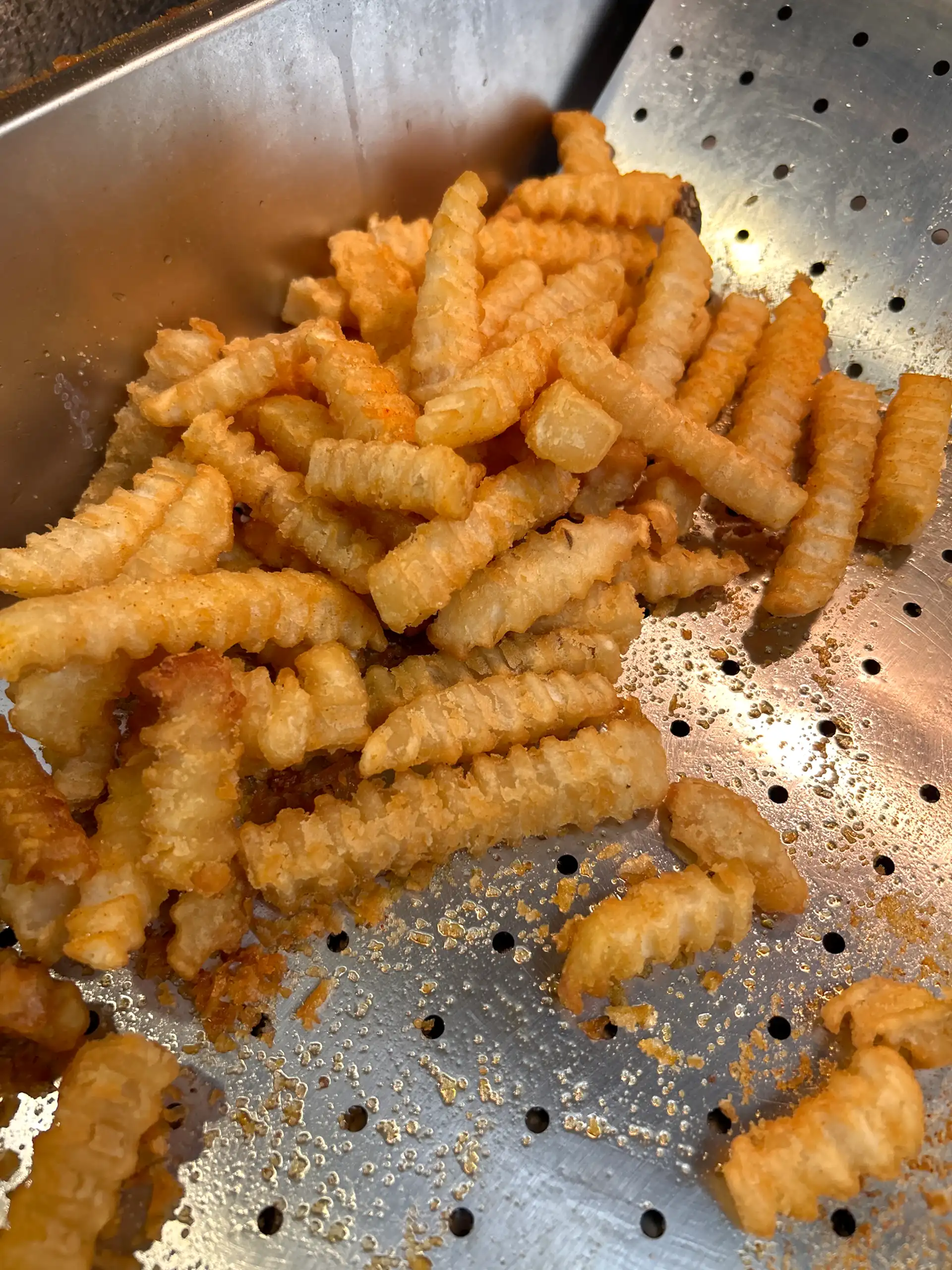 Plain Crinkle Cut French Fries